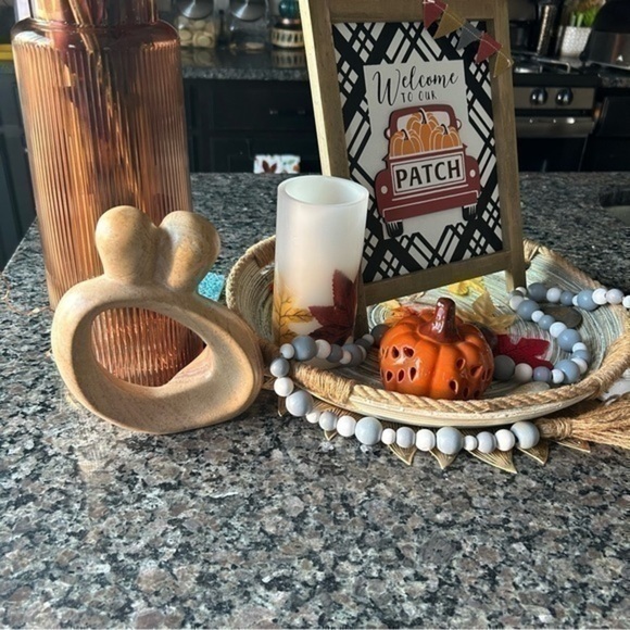 💋Twin head abstract art 🖼️ statue accent home 🏡 decor - Picture 2 of 4